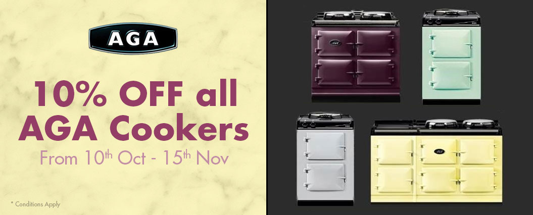 10% OFF all AGA Cookers