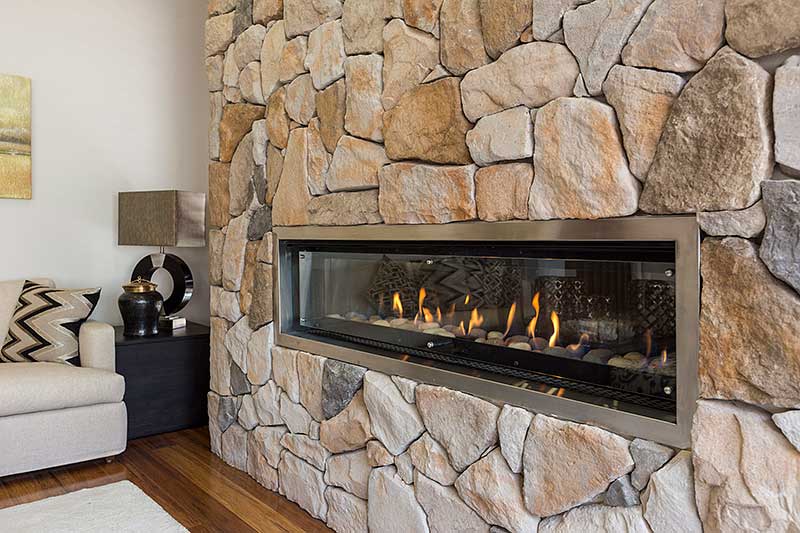 Gas Log Fires Artificial Fireplaces, Gas Fireplace Fake Stones